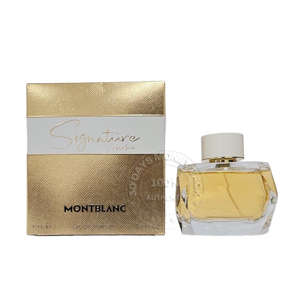 Montblanc Signature Absolu Eau De Parfum 3.0 Oz/ 90 ml Spray For Women