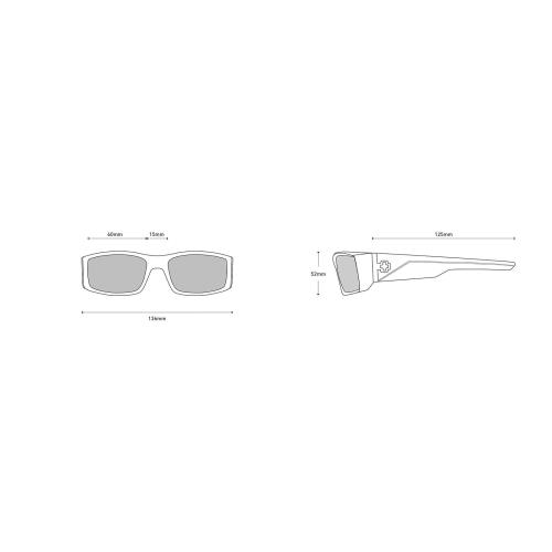 Spy Optic Hielo Wrap Sunglasses - Soft Matte Black/happy Gray/green