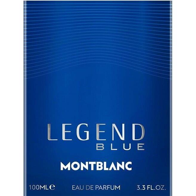 Legend Blue By Montblanc 3.3 Oz. 100ml Eau de Parfum Men