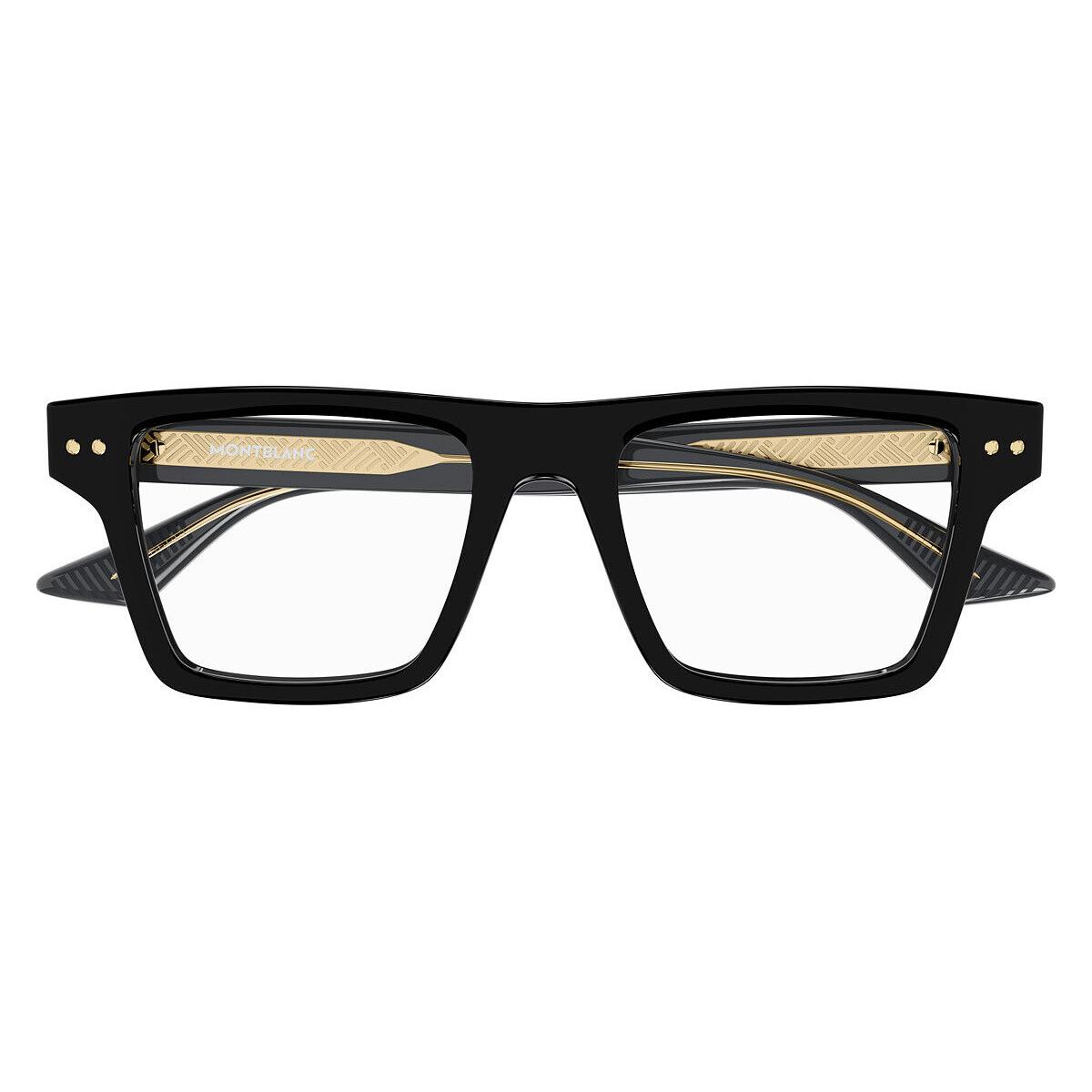 Montblanc MB0288O Eyeglasses Men Black 52mm