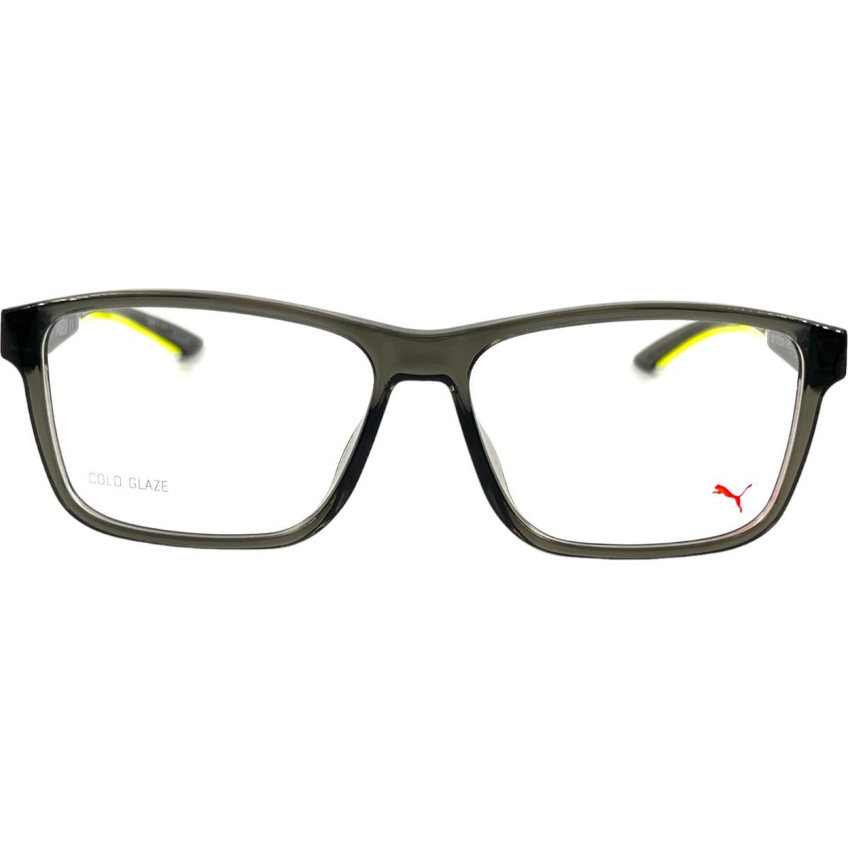 Puma PU02070 Mens Plastic Eyeglass Frame 003 Grey 57-15 Spring Hinges