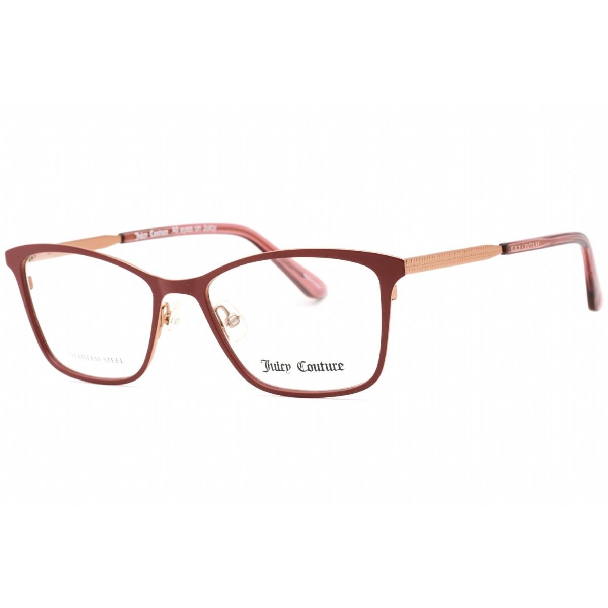 Juicy Couture JU 190-07BL 00 Matte Burgundy Eyeglasses