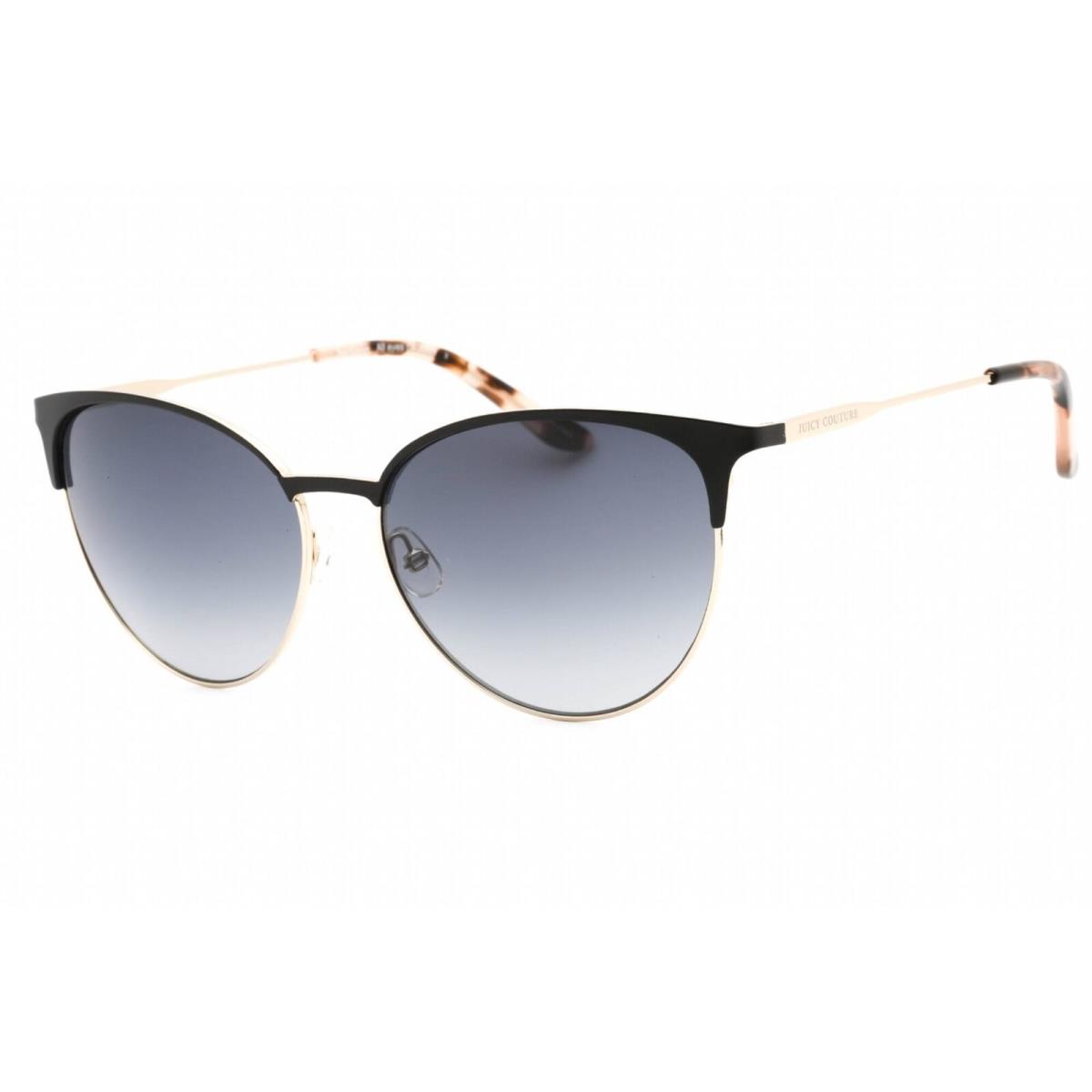 Juicy Couture Women`s Sunglasses Matte Black Cat Eye Frame JU 626/G/S 0003 9O - Frame: Matte Black, Lens: Dark Grey Sf