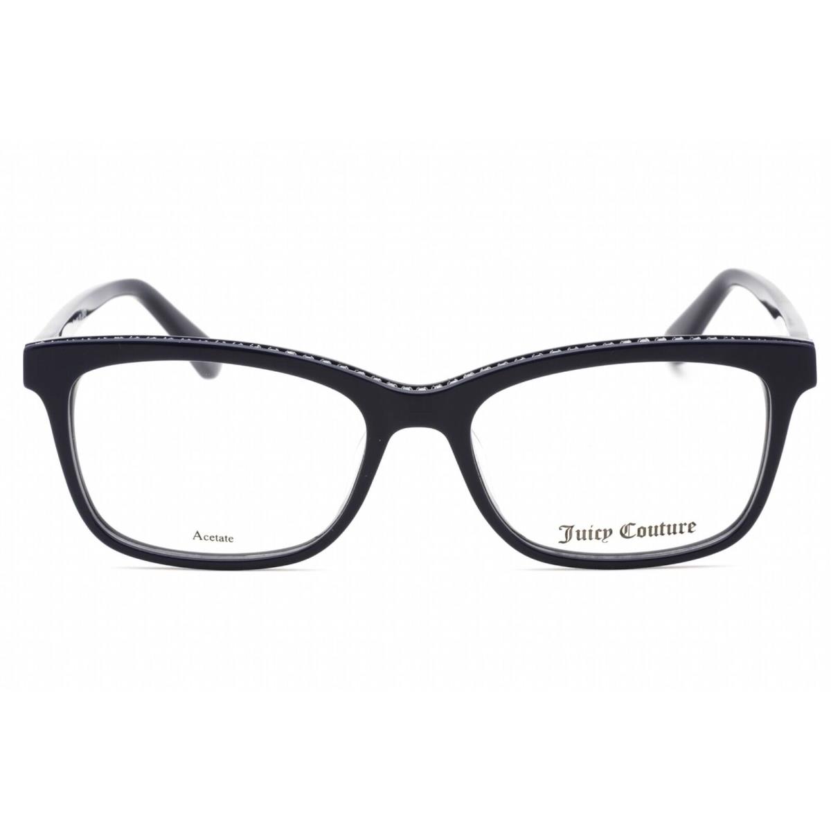 Juicy Couture Women`s Eyeglasses Blue Cat Eye Shape Plastic Frame Ju 179 0PJP 00