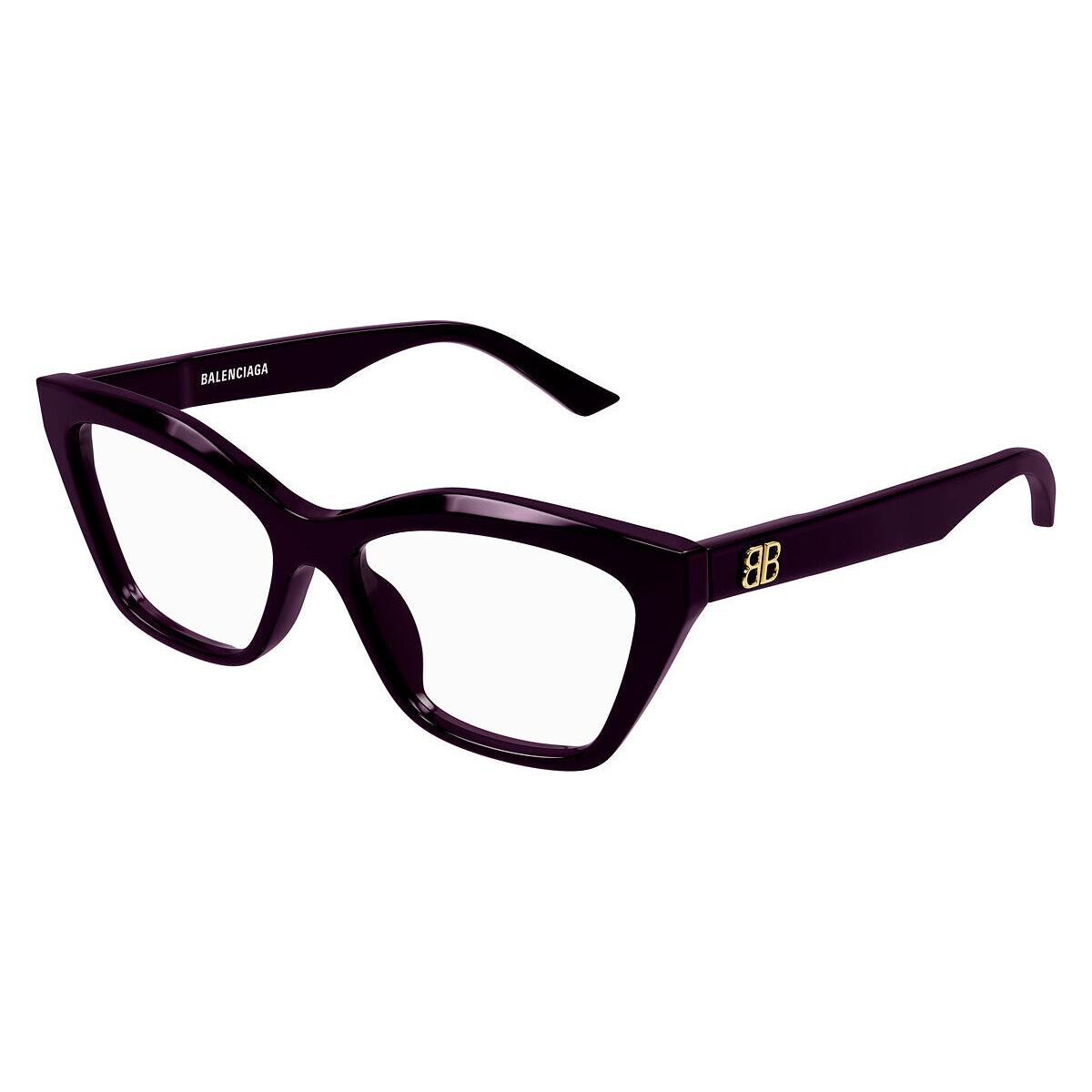 Balenciaga BB0342O Eyeglasses Women Violet 52mm