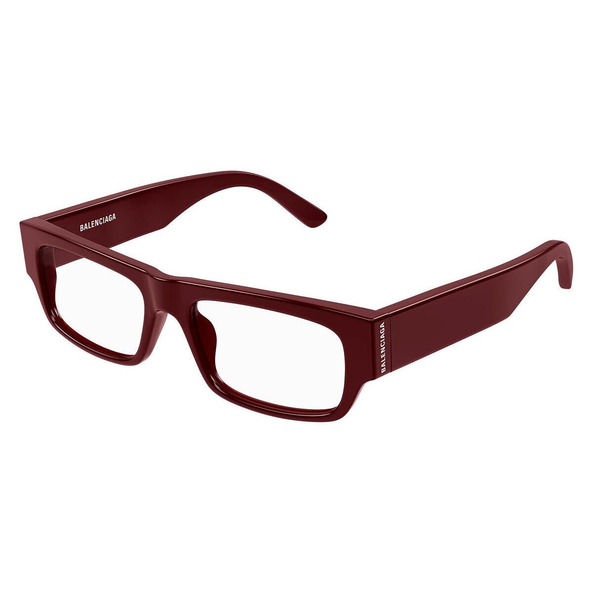 Balenciaga BB0304O Eyeglasses Men Burgundy 53mm