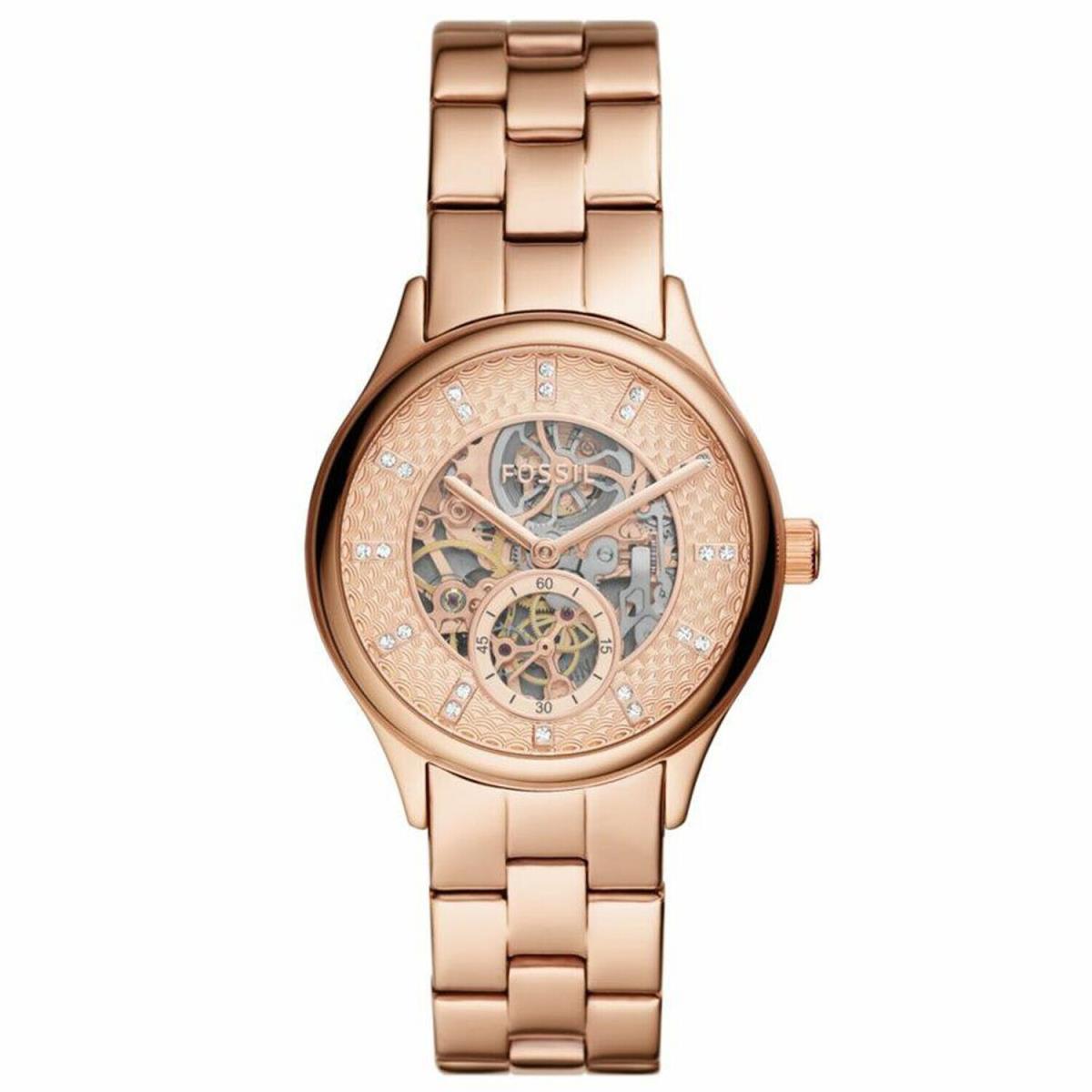 Fossil Women`s Modern Sophisticate Rose Gold Dial Watch - BQ3651