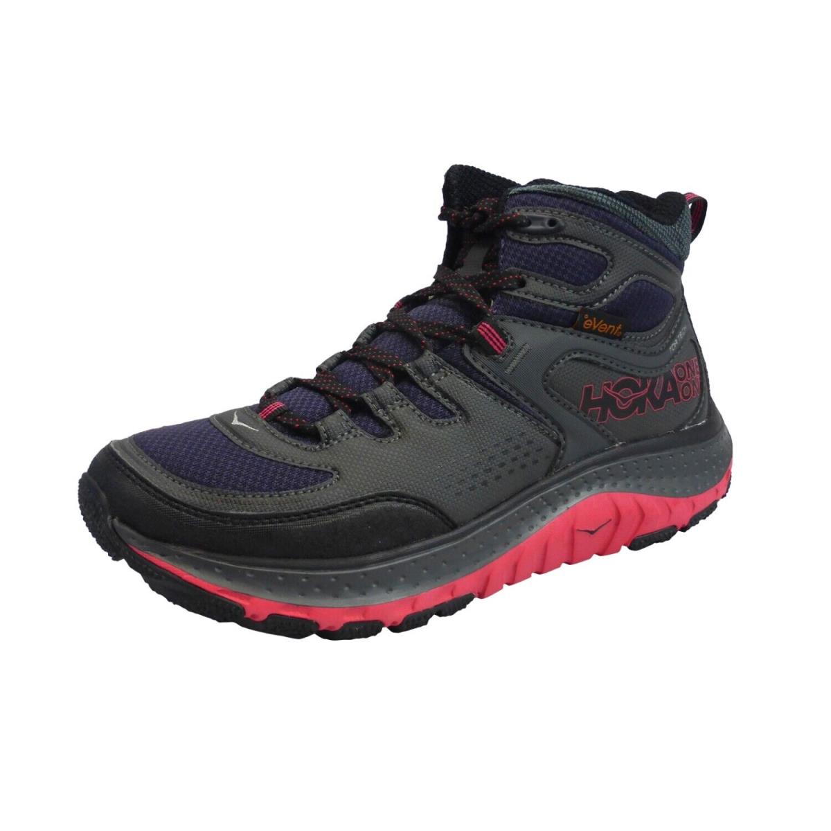 Hoka One One Women`s Tor Tech Mid Waterproof Hiking Nightshade/teaberry US7