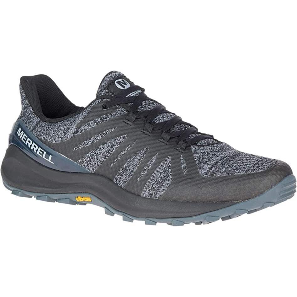 Merrell Men`s Momentous Trail Running Shoes Sneaker Vibram Megagrip Black J48833 - Black