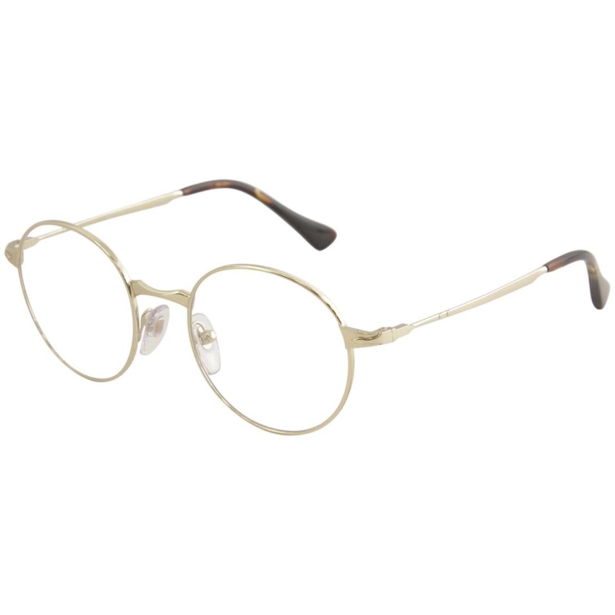 Persol 2451-V Eyeglasses 47-20-145 Gold Brown W/demo Lens 1076 PO2451V