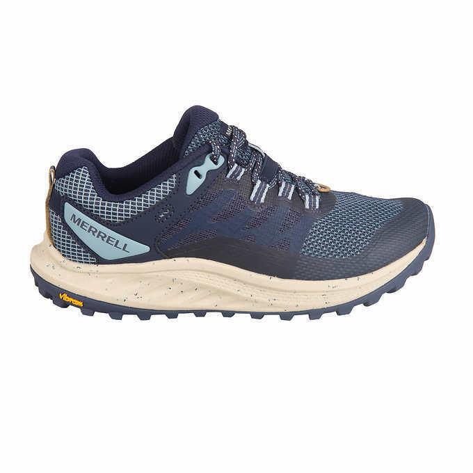 Merrell Ladies` Size 6.5 Antora 3 Athletic Sneaker Shoe Blue - Blue