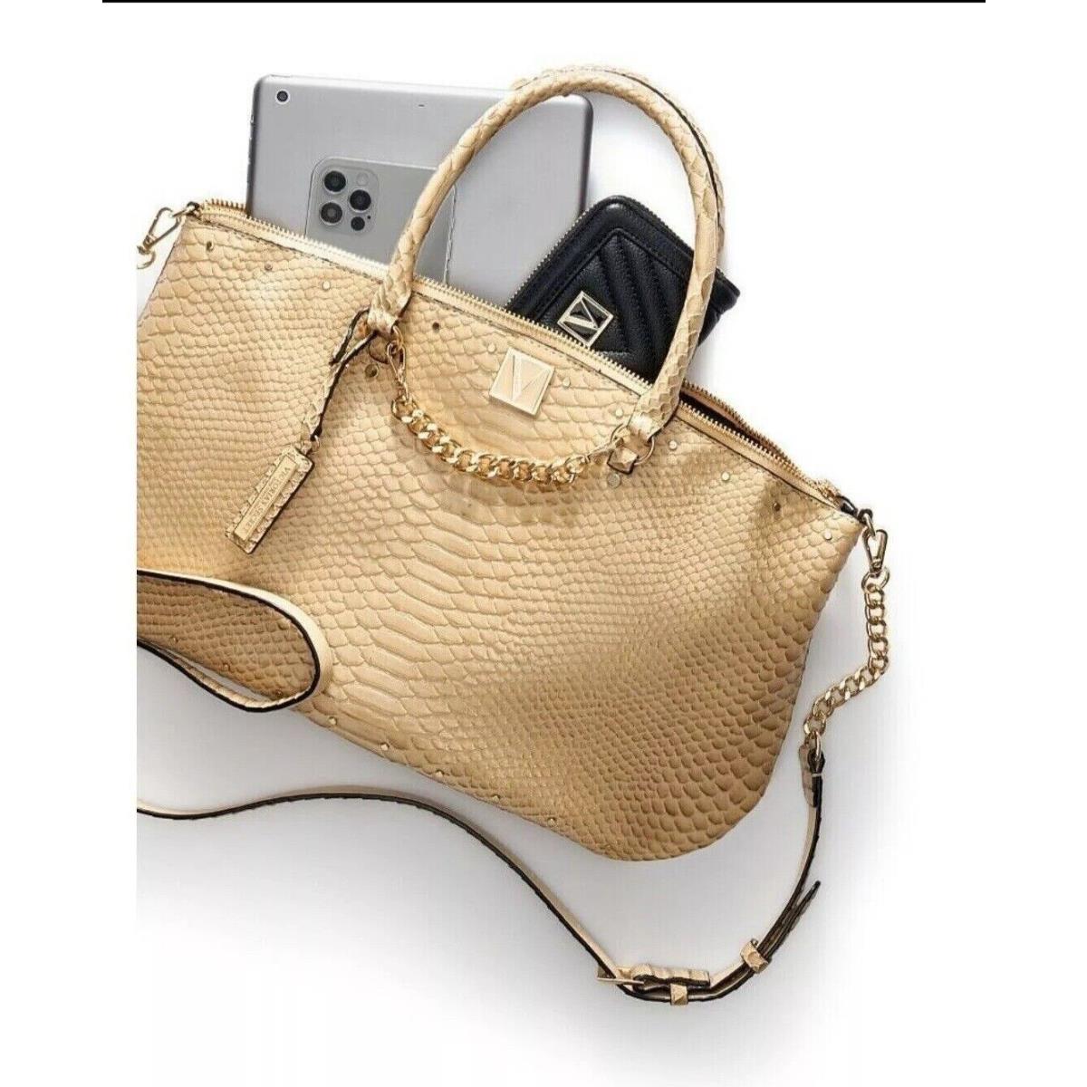 Victoria`s Secret The Victoria Slouchy Satchel Color Sand Python