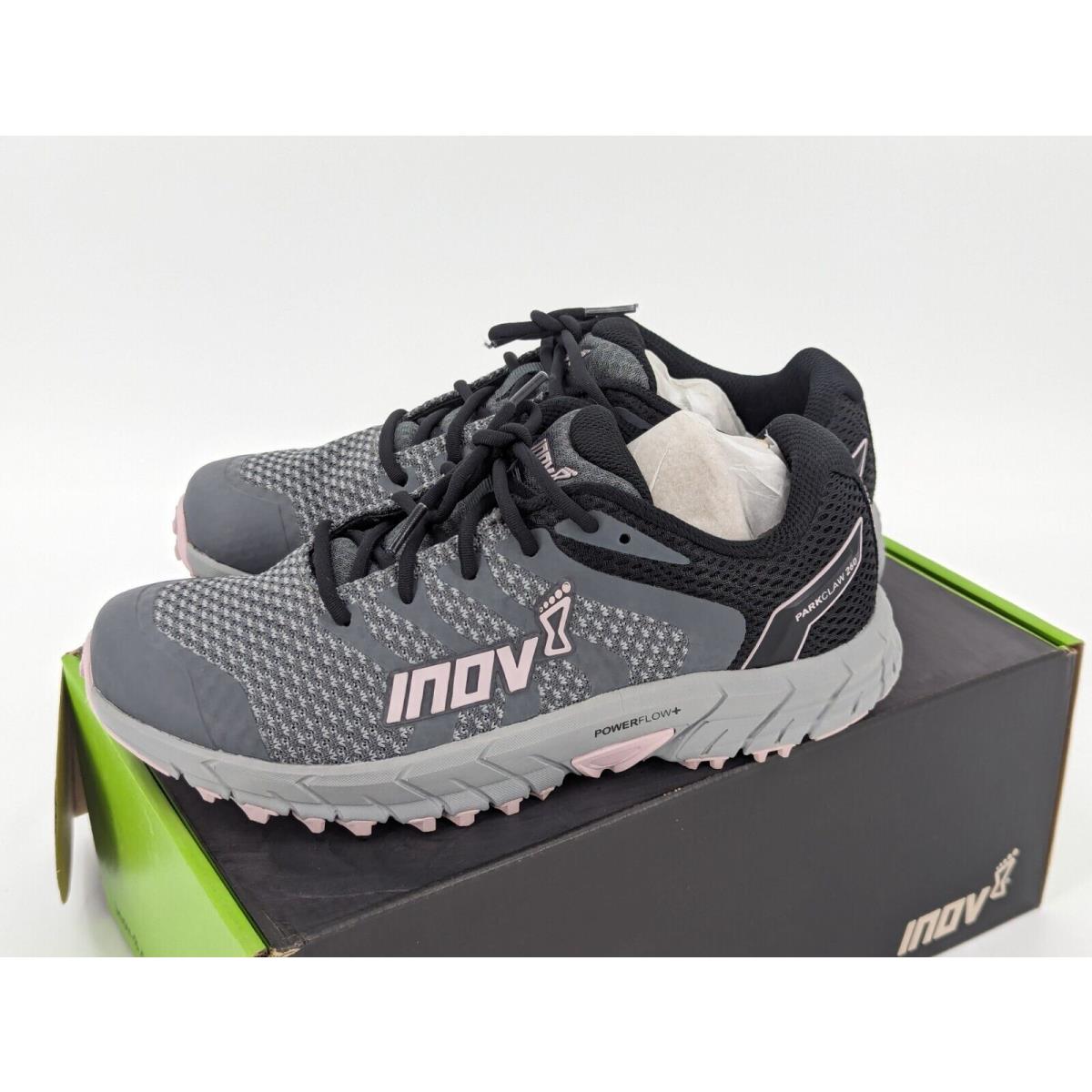 Inov-8 Parkclaw 260 Knit Womens Hiking Shoes Size 8.5 Gray Black Pink Athletic