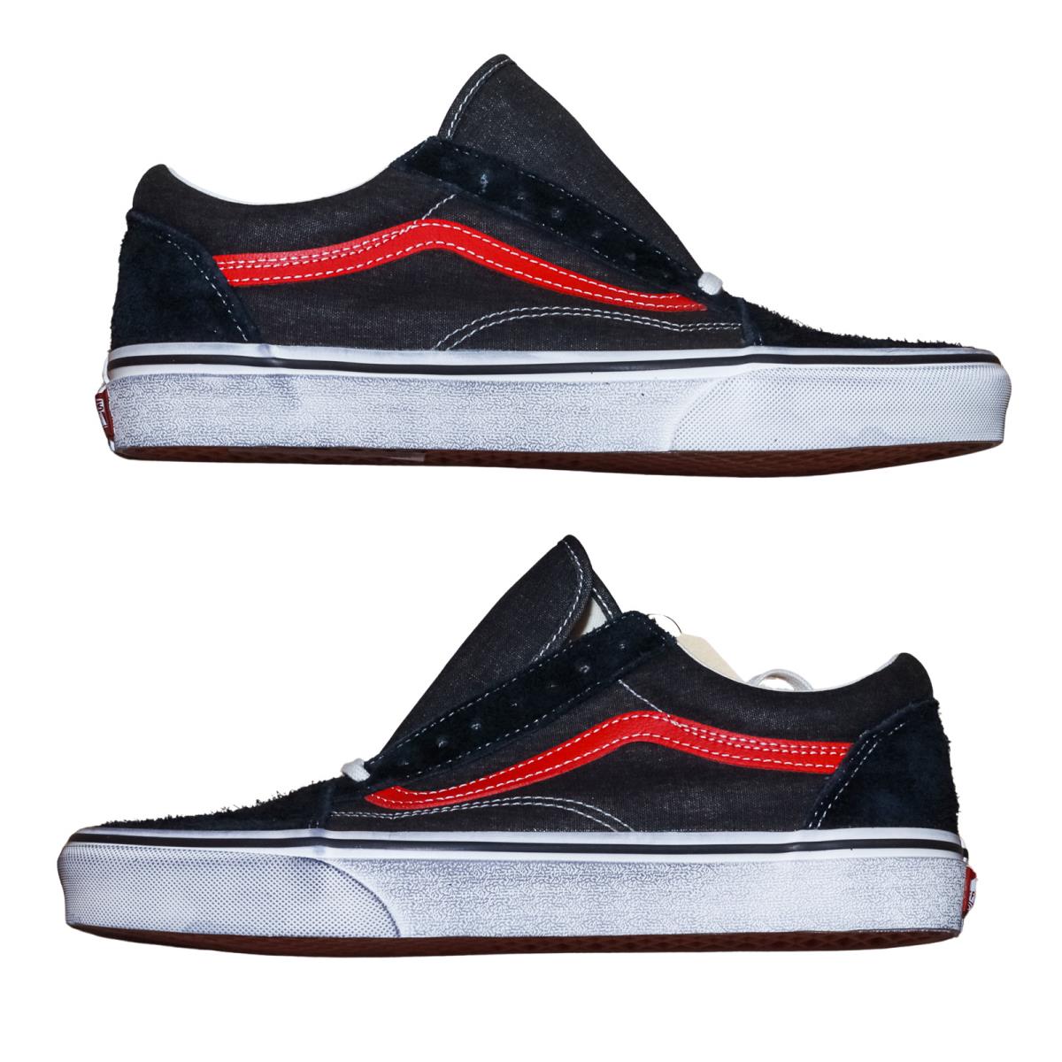 Size 9.5 Vans Old Skool Vintage Sport Black/chili VN0A7Q2JA2T Skate Shoes - Black