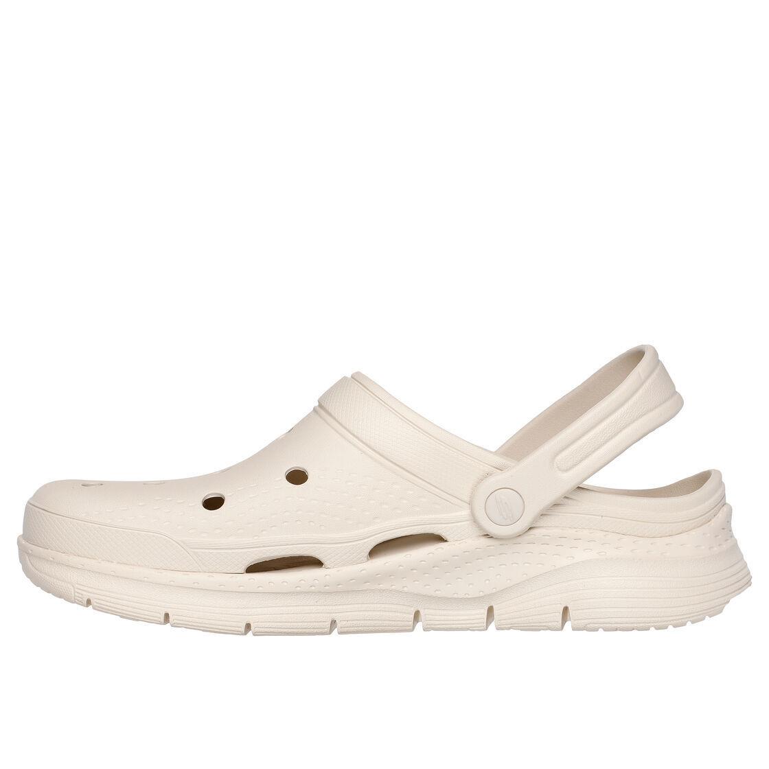 Mens Skechers Foamies Arch Fit Valiant Off White Eva Sandals Shoes