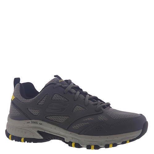 Mens Skechers Sport HILLCREST-237265 Charcoal Black Mesh Shoes - Gray