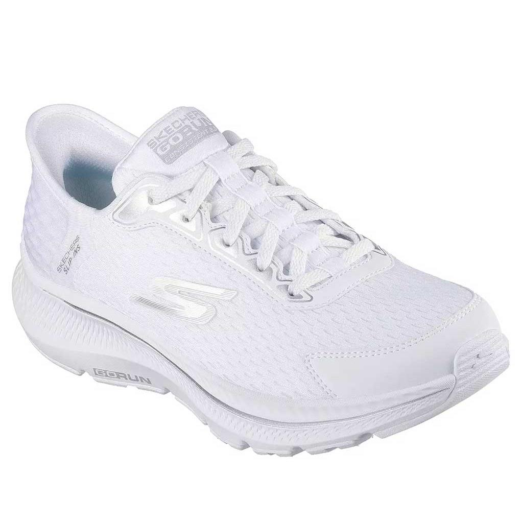 Skechers Women`s Slip-ins GO Run Consistent 2.0 Endure White Silver - White Silver