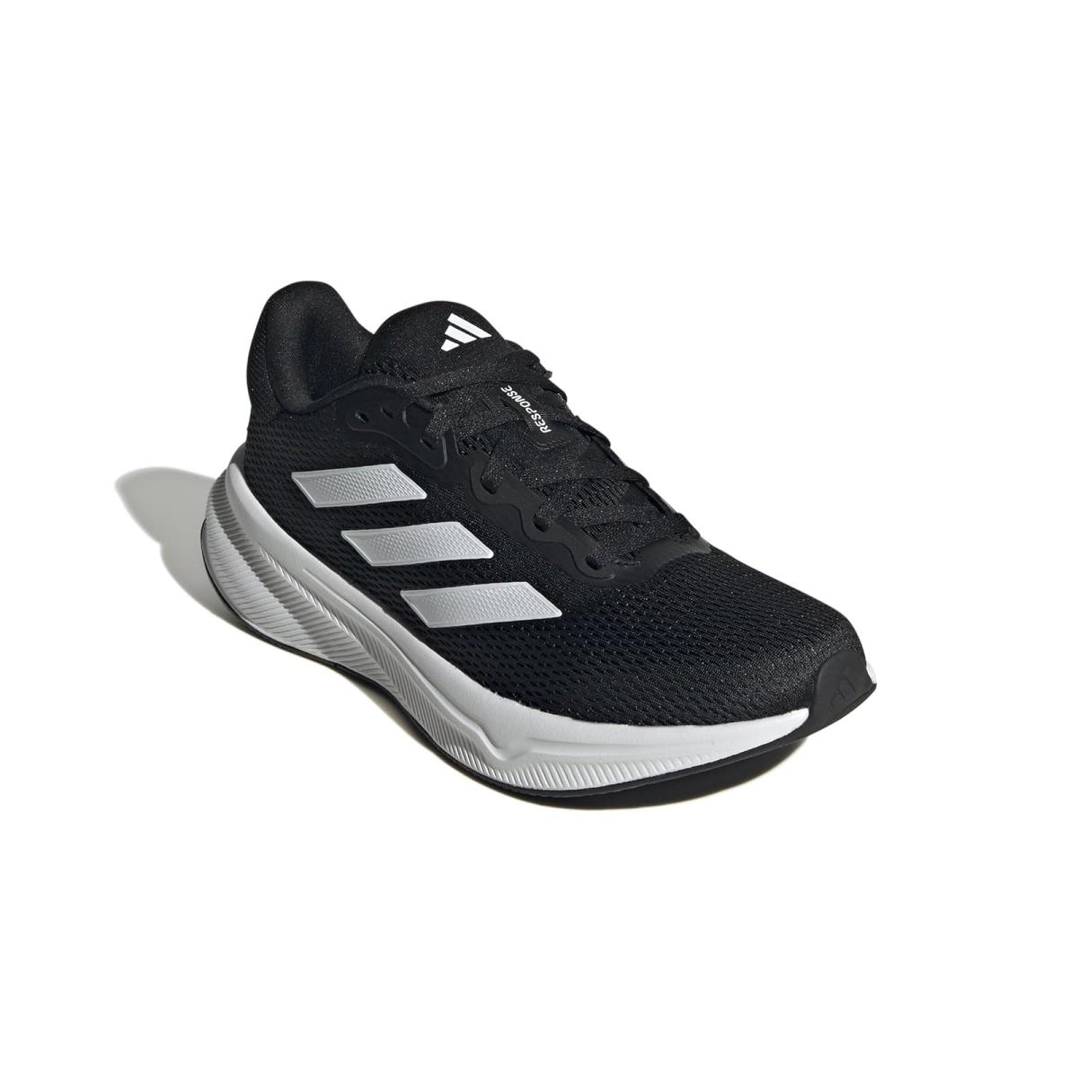 Woman`s Sneakers Athletic Shoes Adidas Running Response - Black/White/Black