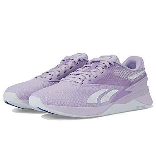 Reebok Women`s Nano X3 Cross Trainer Purple Oasis/cold Grey/vector Blue 10.5 - Purple Oasis/Cold Grey/Vector Blue