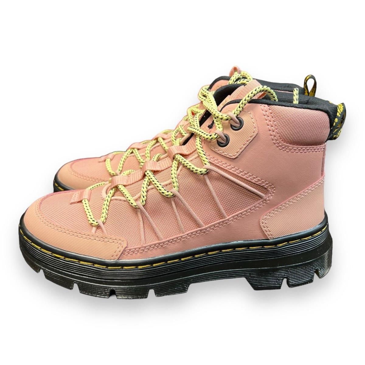 Dr Martens Womens Size 7 Buwick W Peach Beige Leather Lace Up Boots - Peach