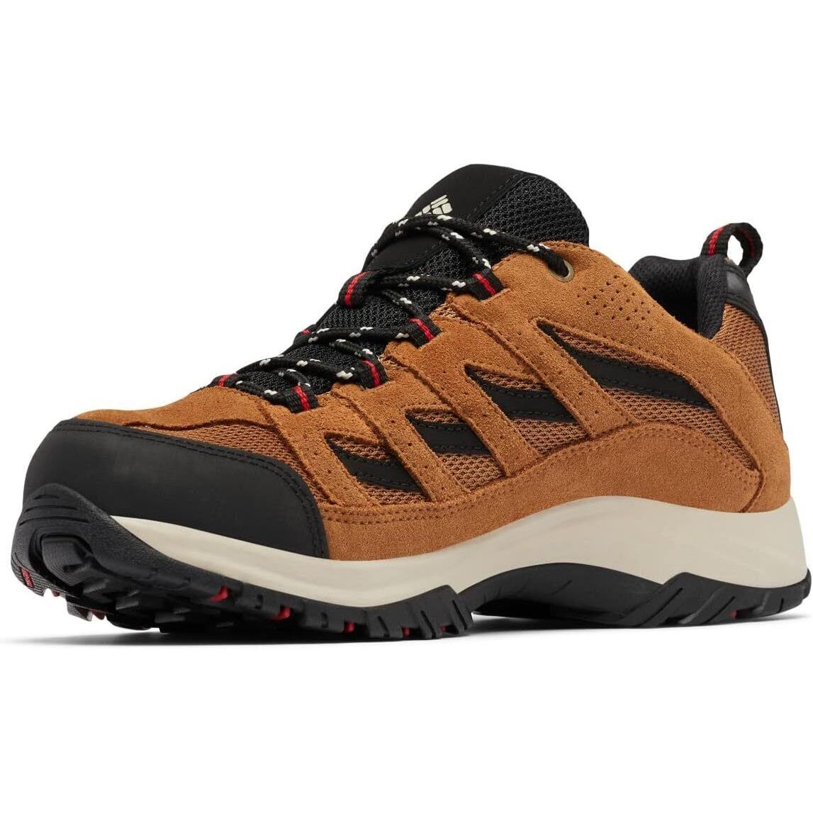 Columbia Men`s Crestwood Waterproof Hiking Shoes - Mud, Squash