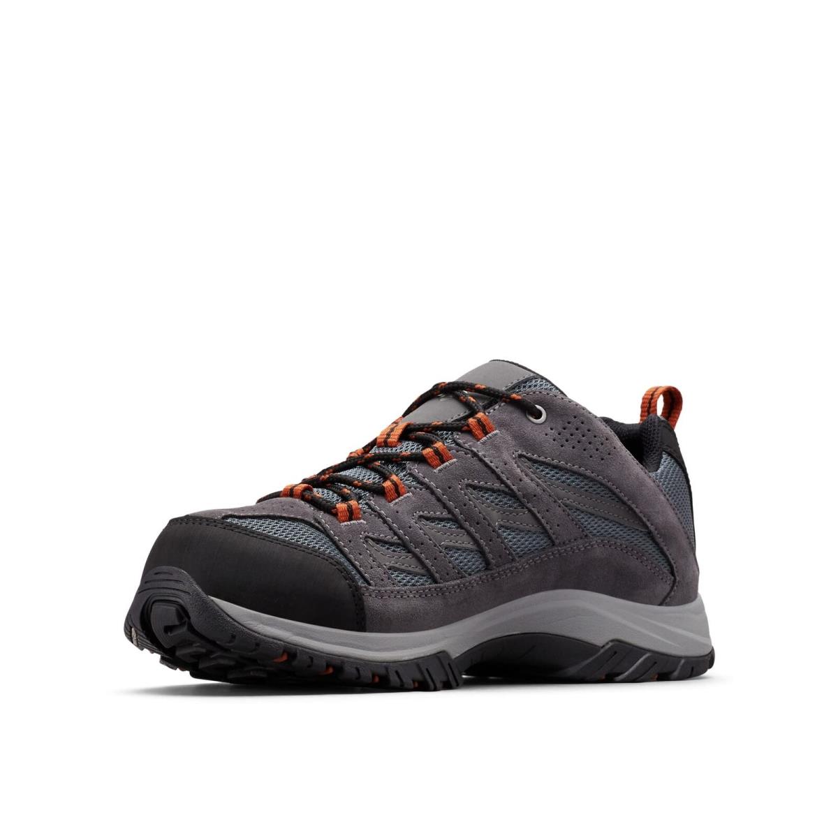 Columbia Men`s Crestwood Waterproof Hiking Shoes Graphite, Dark Adobe