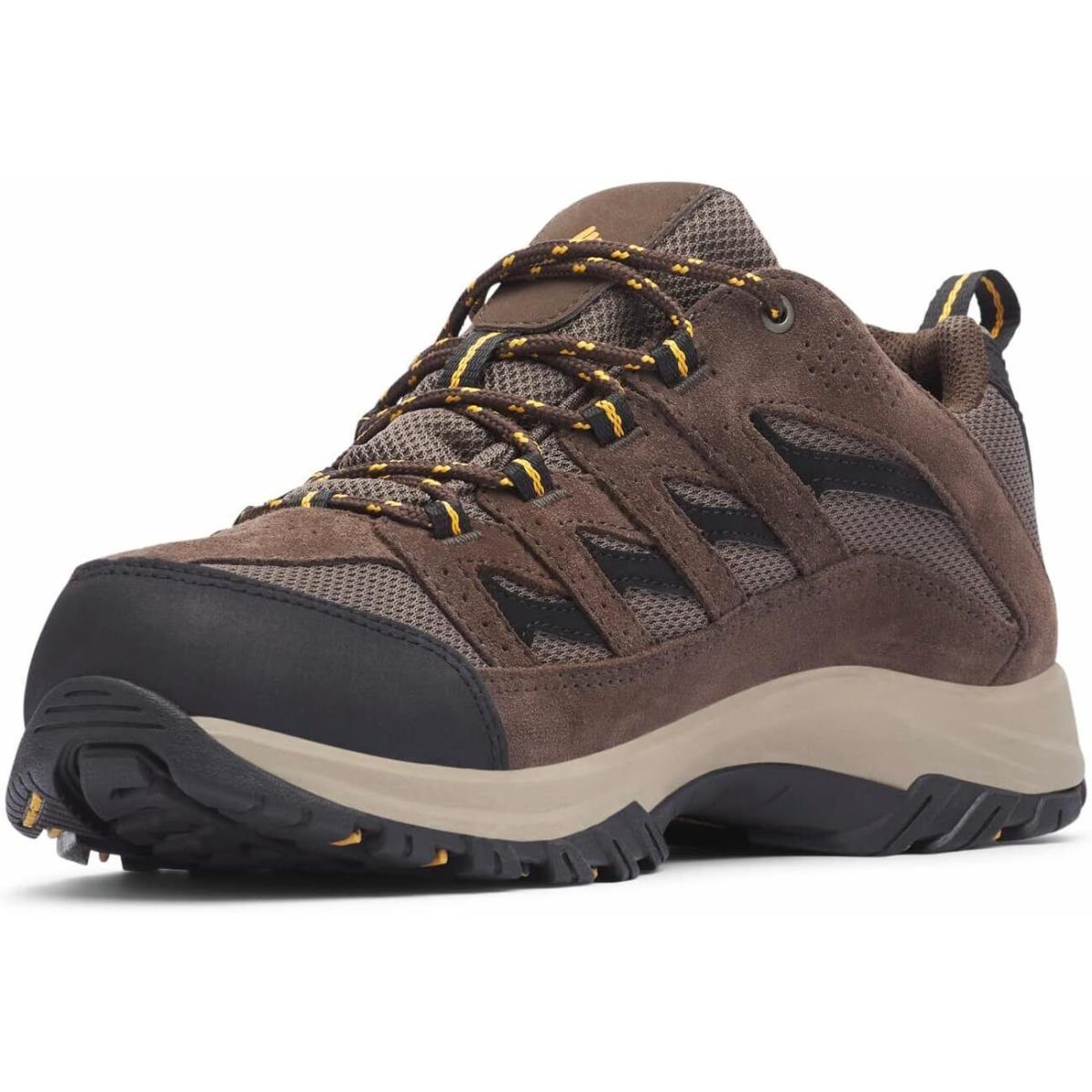 Columbia Men`s Crestwood Waterproof Hiking Shoes Mud, Squash