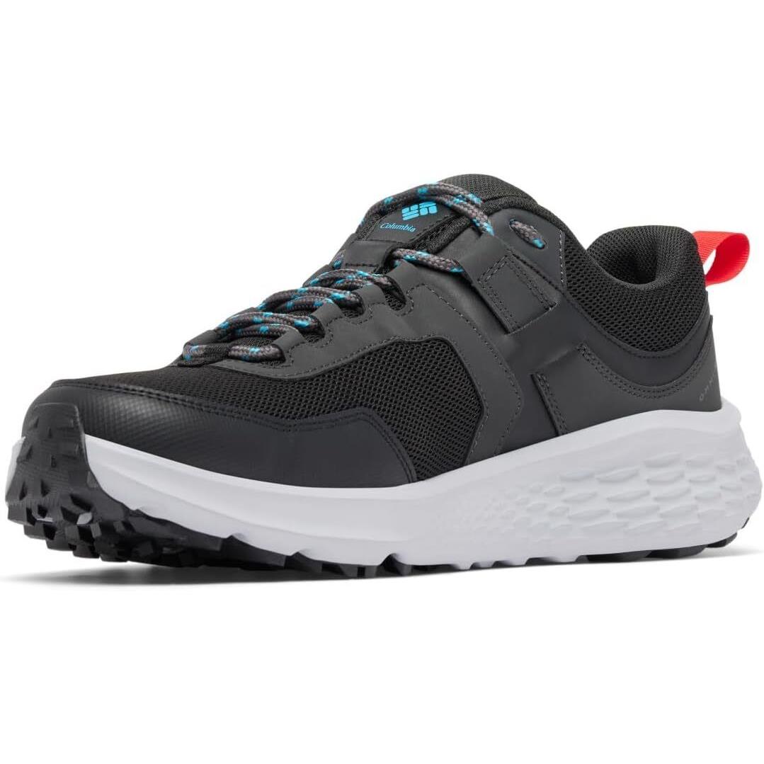 Columbia Men`s Konos Low Hiking Sneakers - Black/Clear Water