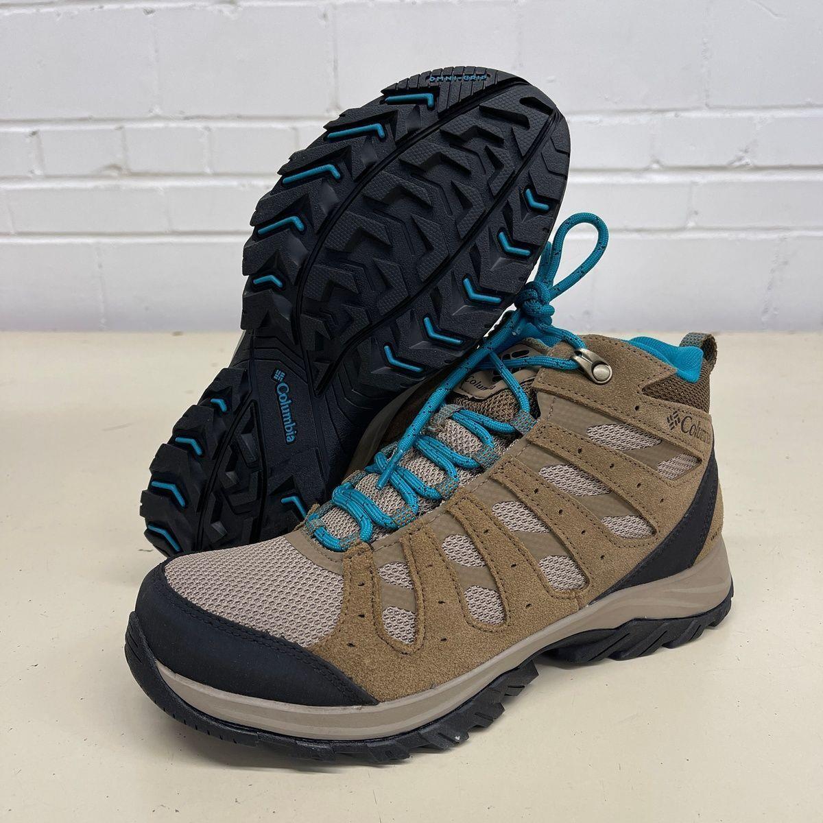 Columbia Redmond V2 Mid Waterproof Hiking Shoe Women`s Size US 9 Khaki