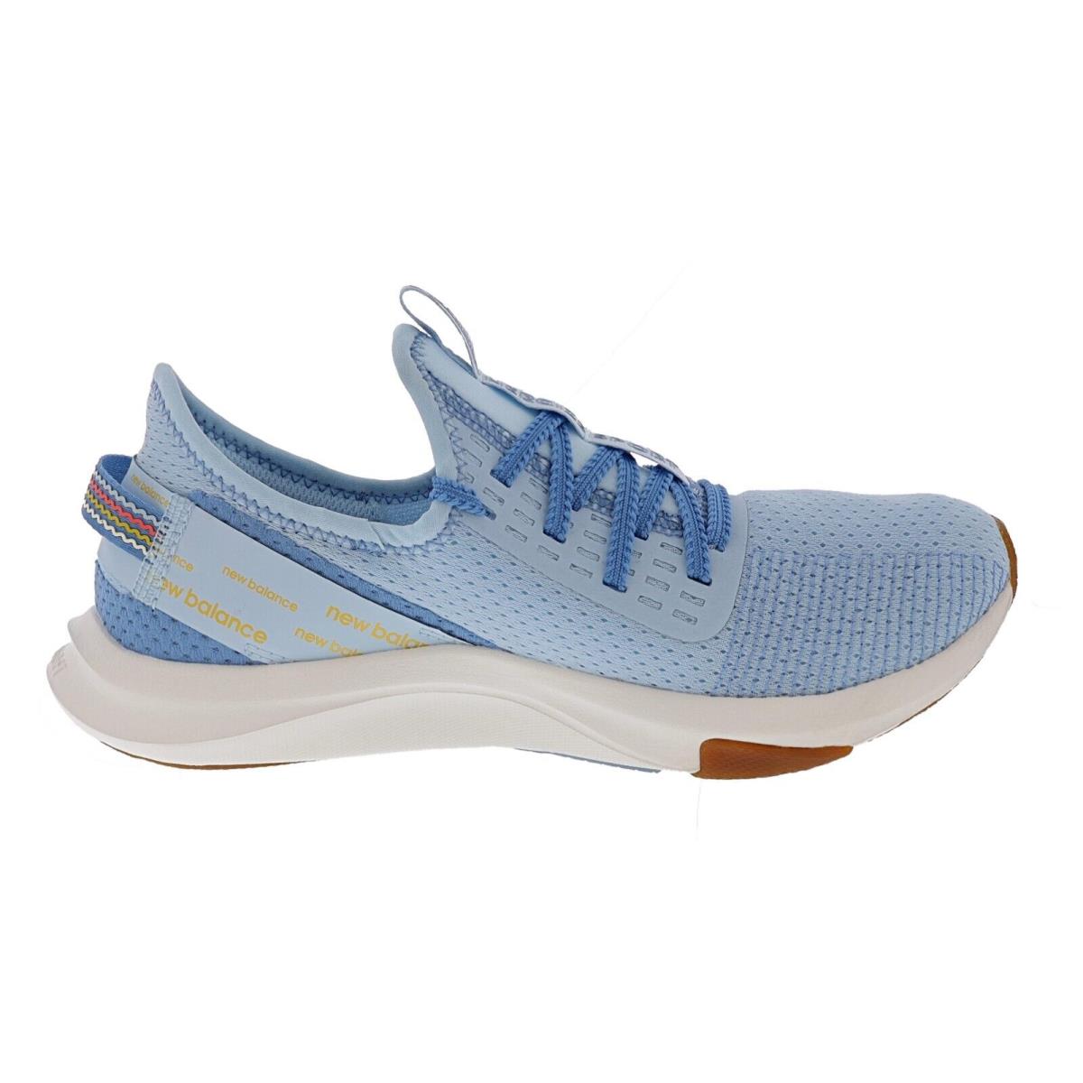 New Balance Women`s Dynasoft Nergize Sport v2 WNRGSMB2 Wide Width Cross Trainer - LIGHT CHROME BLUE / SEA SALT