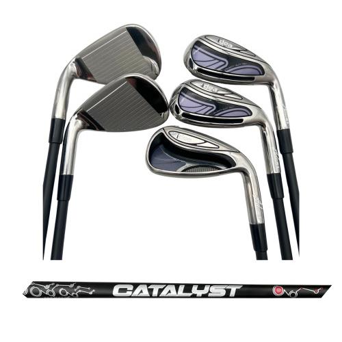 Adams Idea 7-PW SW Iron Set Project X Catalyst Black 40g 4.0 Ladies Flex