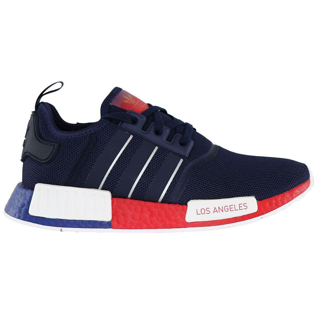 Adidas Nmd R1 Men`s Trainers Size 8.5 Blue Red White FY1162 - Blue