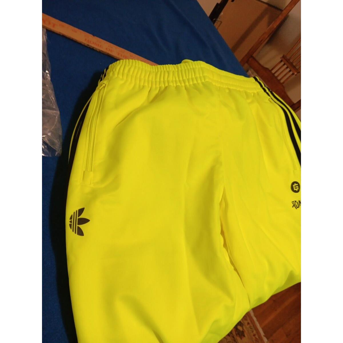 Adidas Neon Yellow Track Size XS Gmoney Itm Bayc Punks Jacket Pants