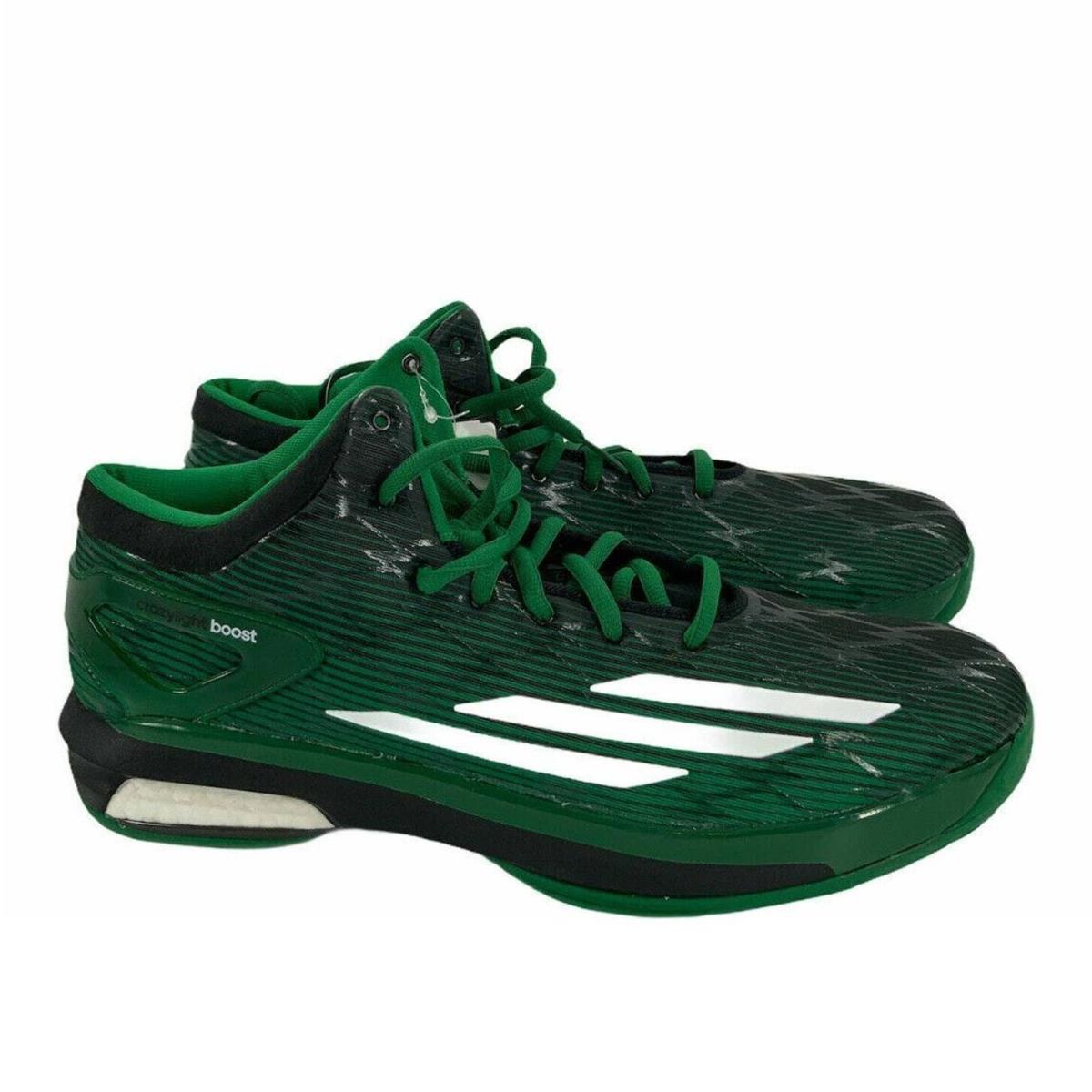 Adidas SM Crazy Light Boost Basketball Mens Athletic Shoes Green Size 18 - Green