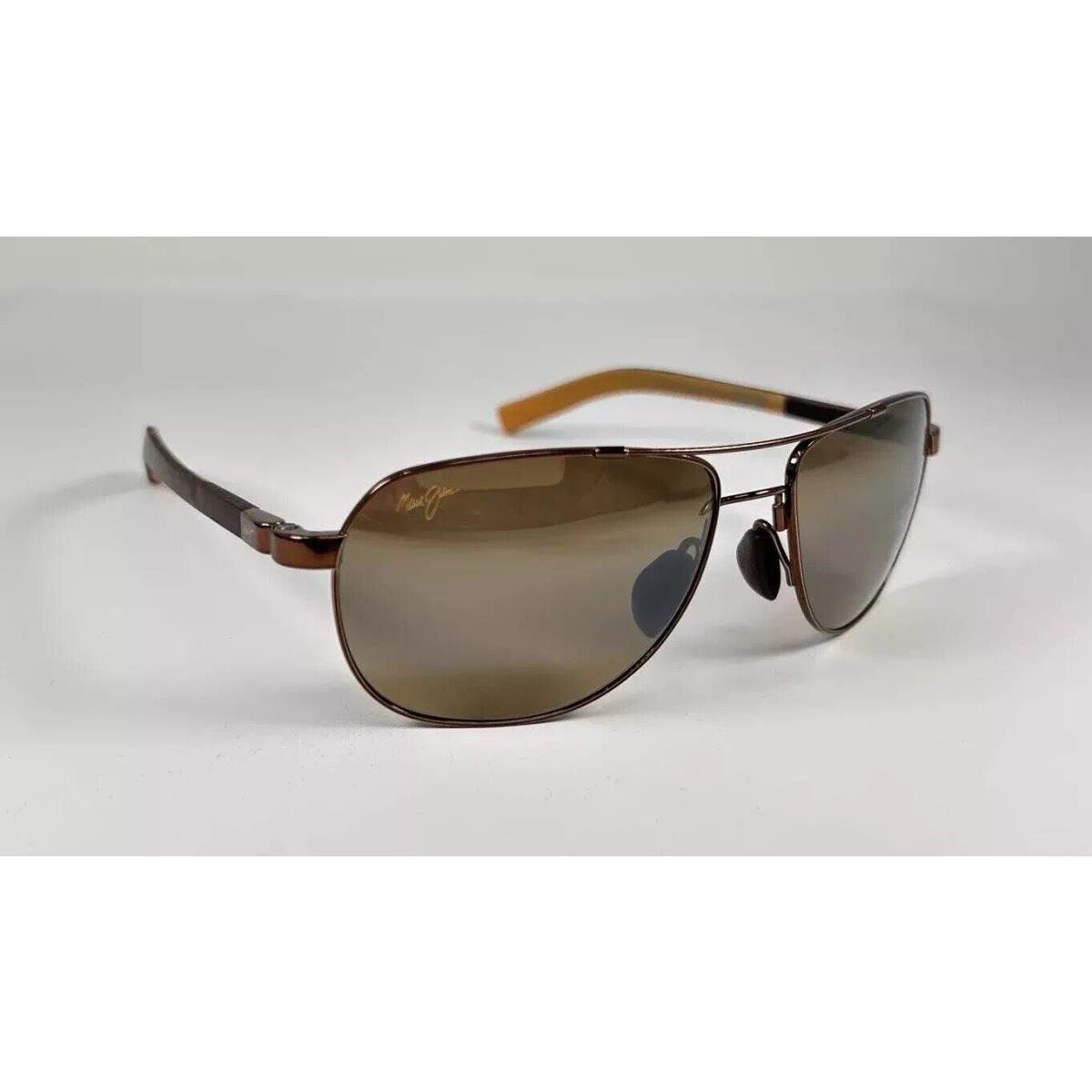 Maui Jim Aviator Guardrails Polarized Sunglasses Gloss Copper H327-23