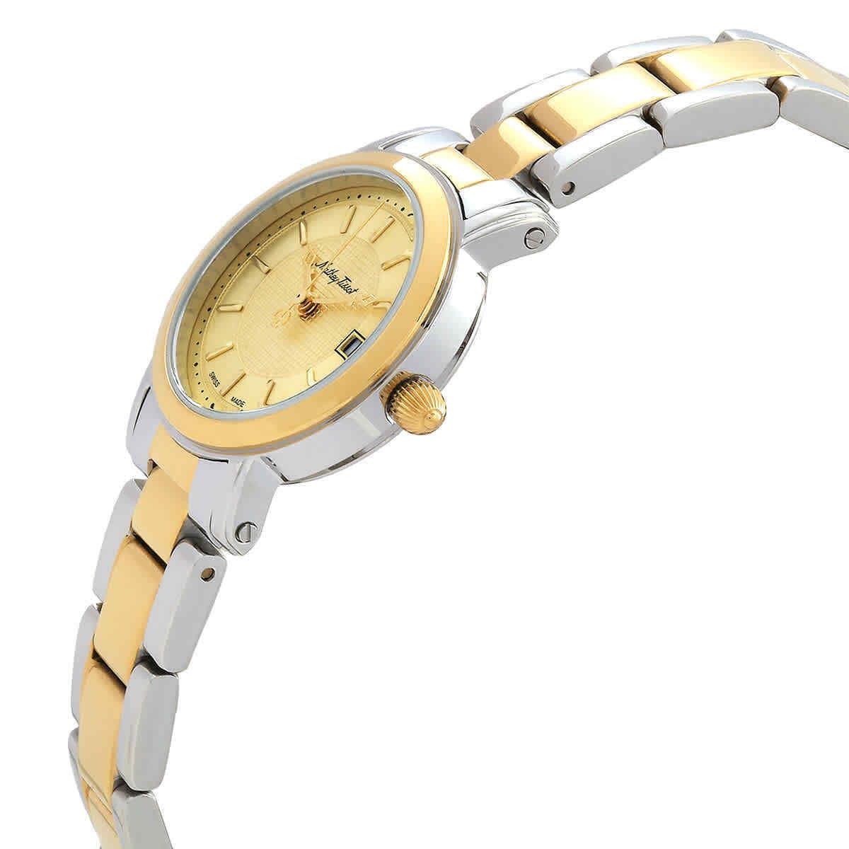 Mathey-tissot City Gold Dial Ladies Watch D31186MBDI