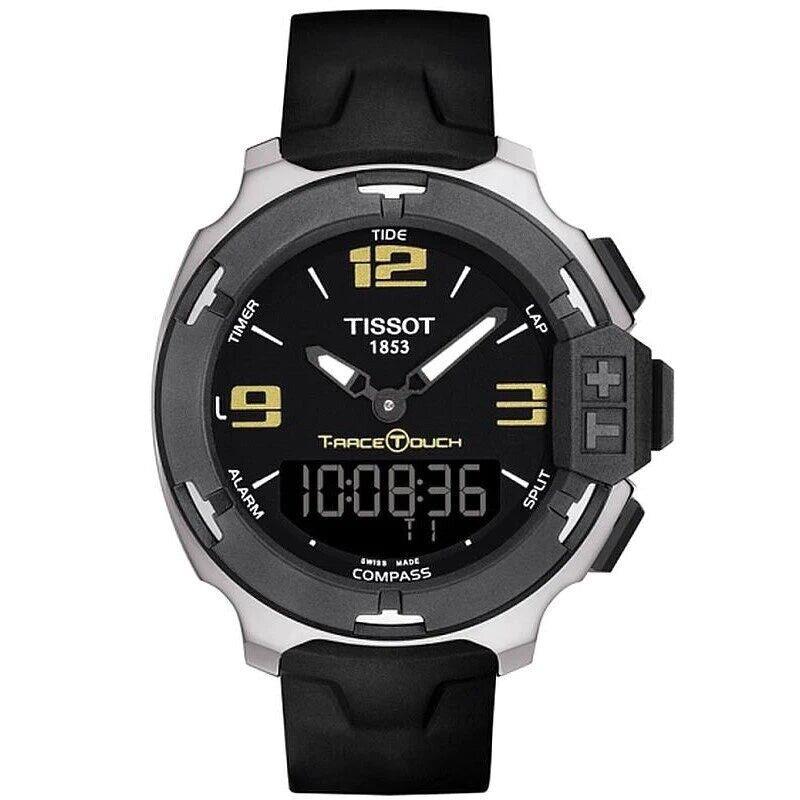 Tissot T-race T-touch Analog Digital Black Men`s 42mm Watch T0814201705700