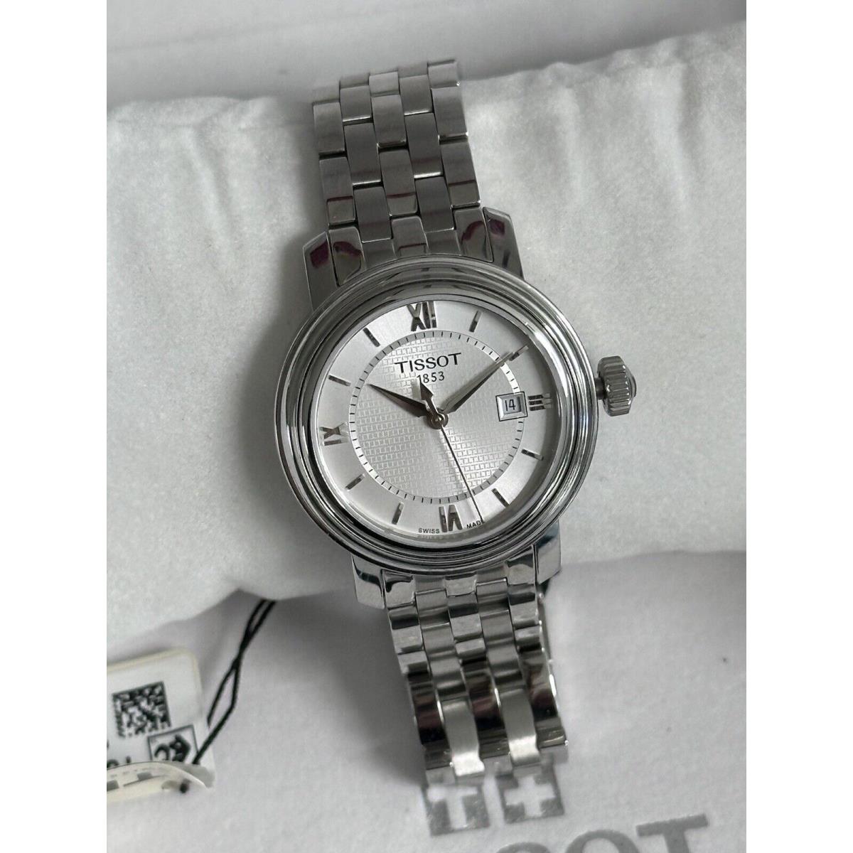 Tissot Bridgeport SS Ladies Dress Watch T097.010.11.038.00 Date 29mm Quartz