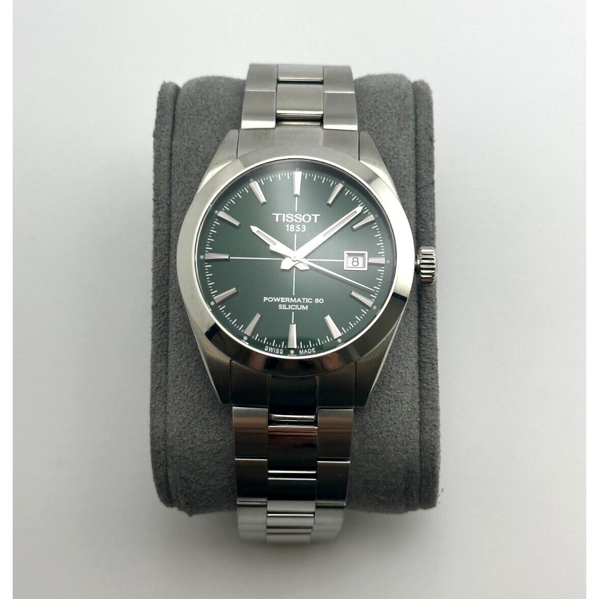 Tissot Gentleman Powermatic 80 Green Men`s Watch T127.407.11.091.01