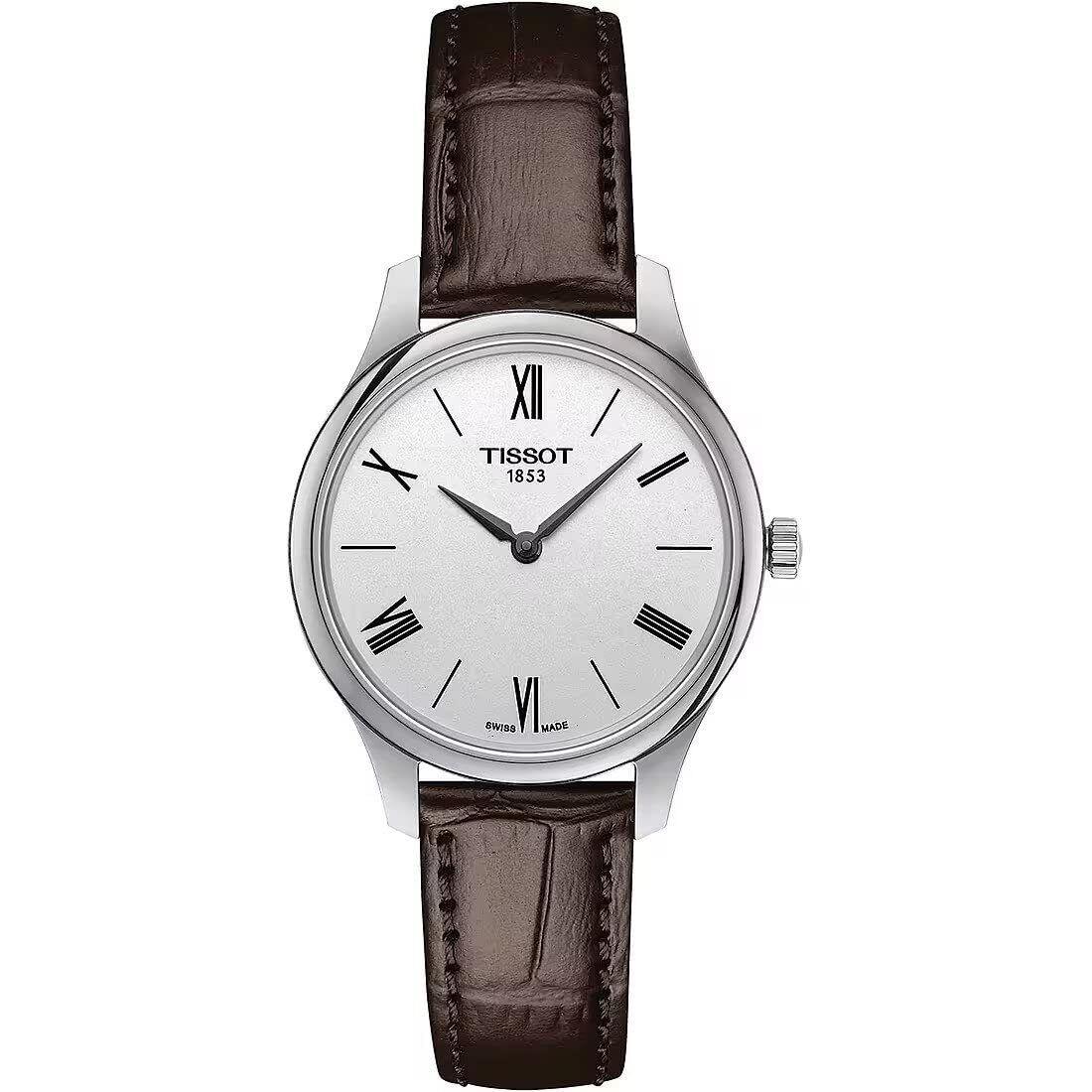 Tissot Ladies Tradition 5.5 Quartz Silver Dial Watch - T0632091603800