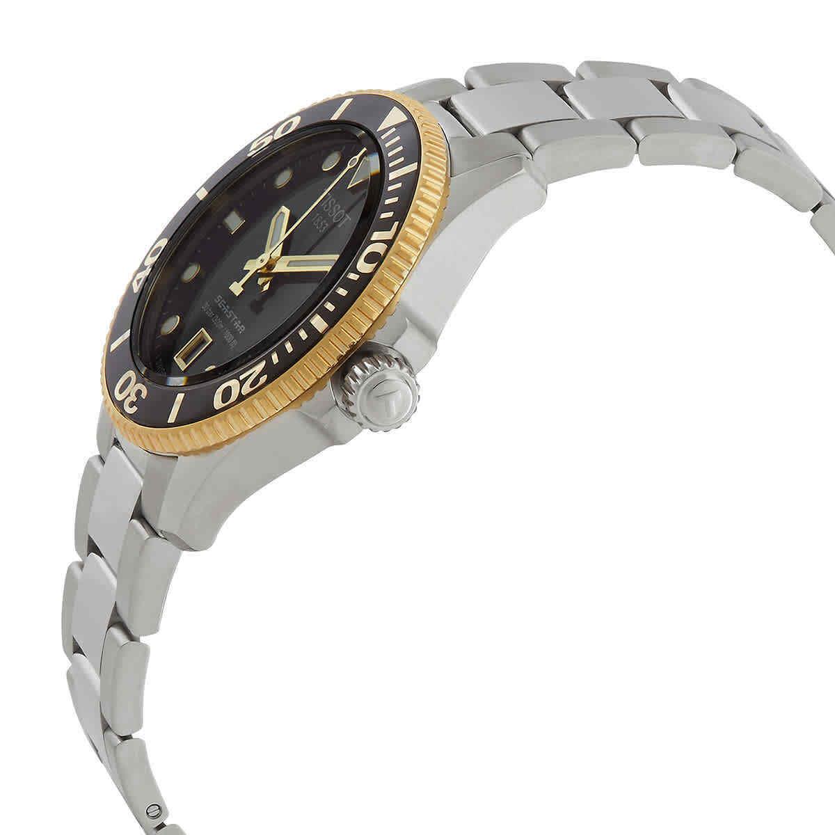 Tissot Seastar 1000 Quartz Black Dial Unisex Watch T1202102105100