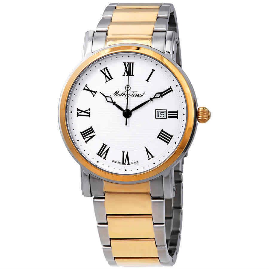 Mathey-tissot City Metal White Dial Men`s Watch HB611251MBR