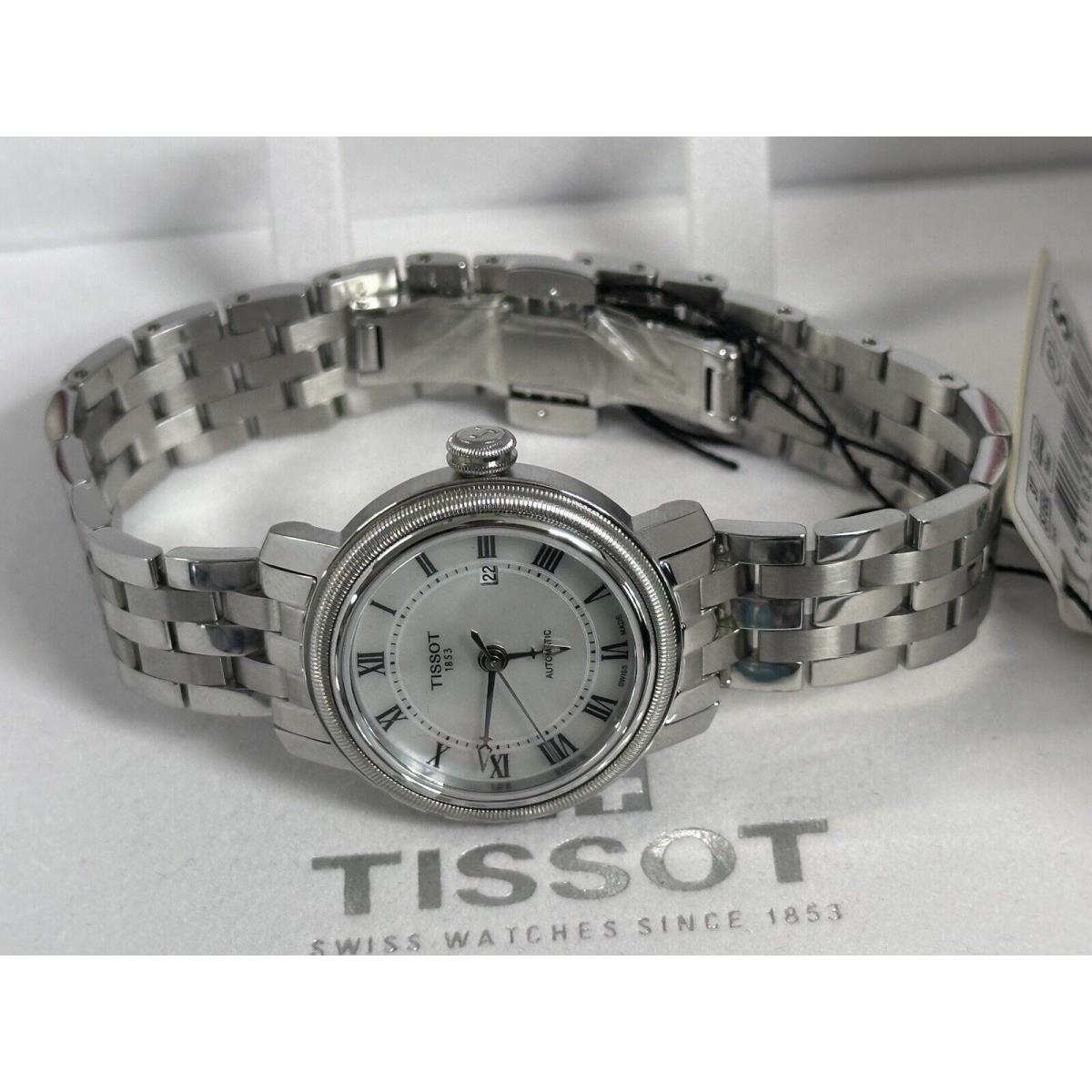 Tissot Bridgeport Automatic SS Ladies Watch T097.007.11.113.00 Date 29mm