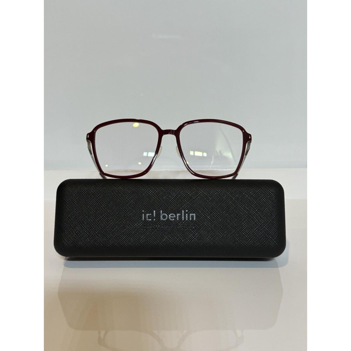 IC Berlin Marlene Burgundy Acetate Unisex Eyeglasses 52mm