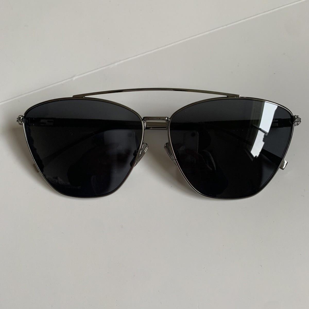 Fendi FF 0438/S 6LB/IR Ruthenium Grey/grey 64mm Sunglasses Womens