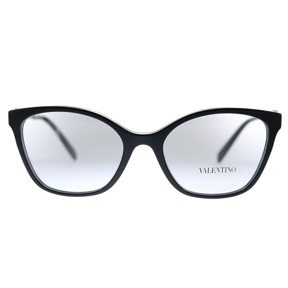 Valentino VA 3050 5001 Black Plastic Butterfly Eyeglasses 52mm