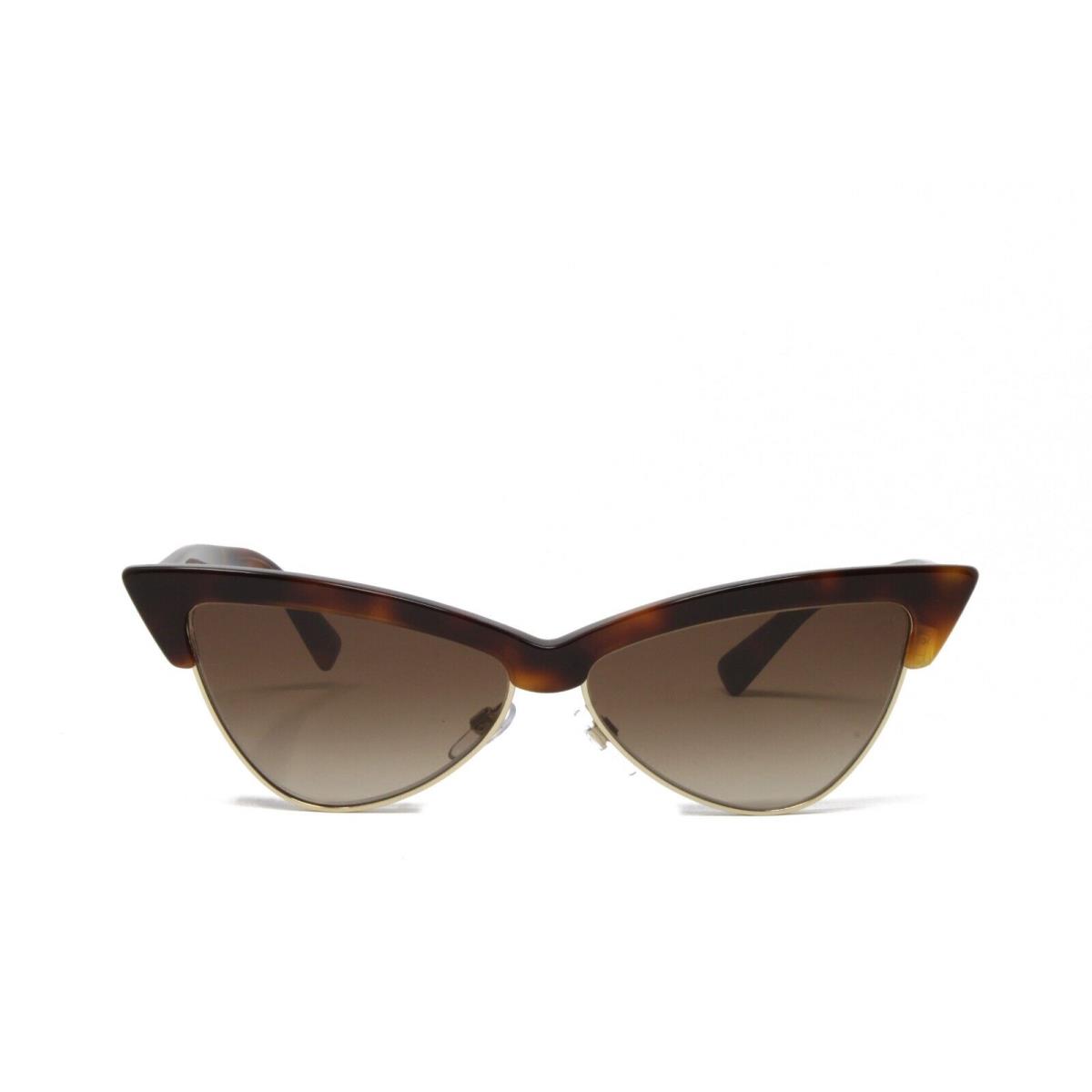 Valentino Women`s Cat Eye Sunglasses VA4102-501113 Havana 57mm Brown Lens