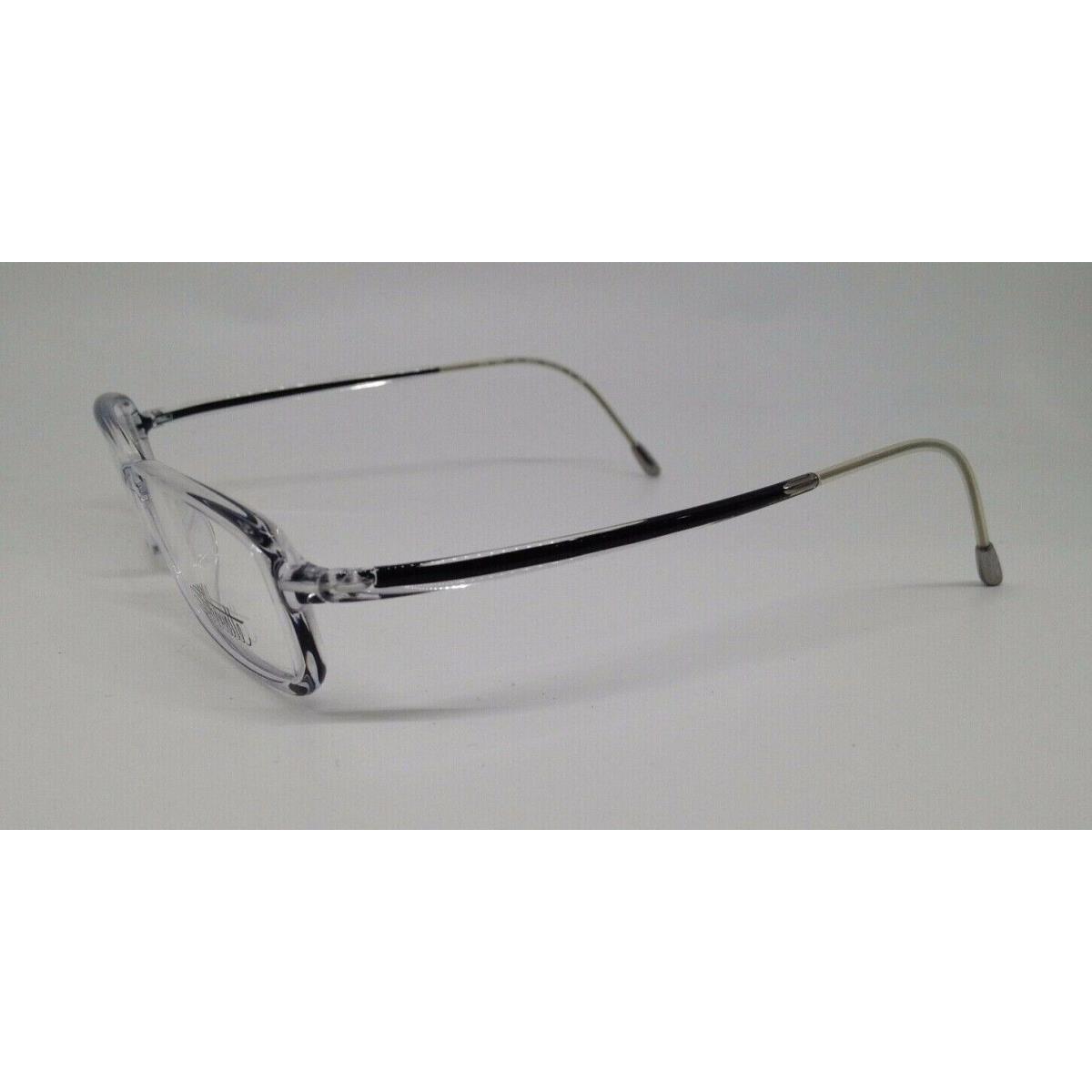 Silhouette Spx 1997 Transparent Black Light Eyeglasses Frame 51-15-135