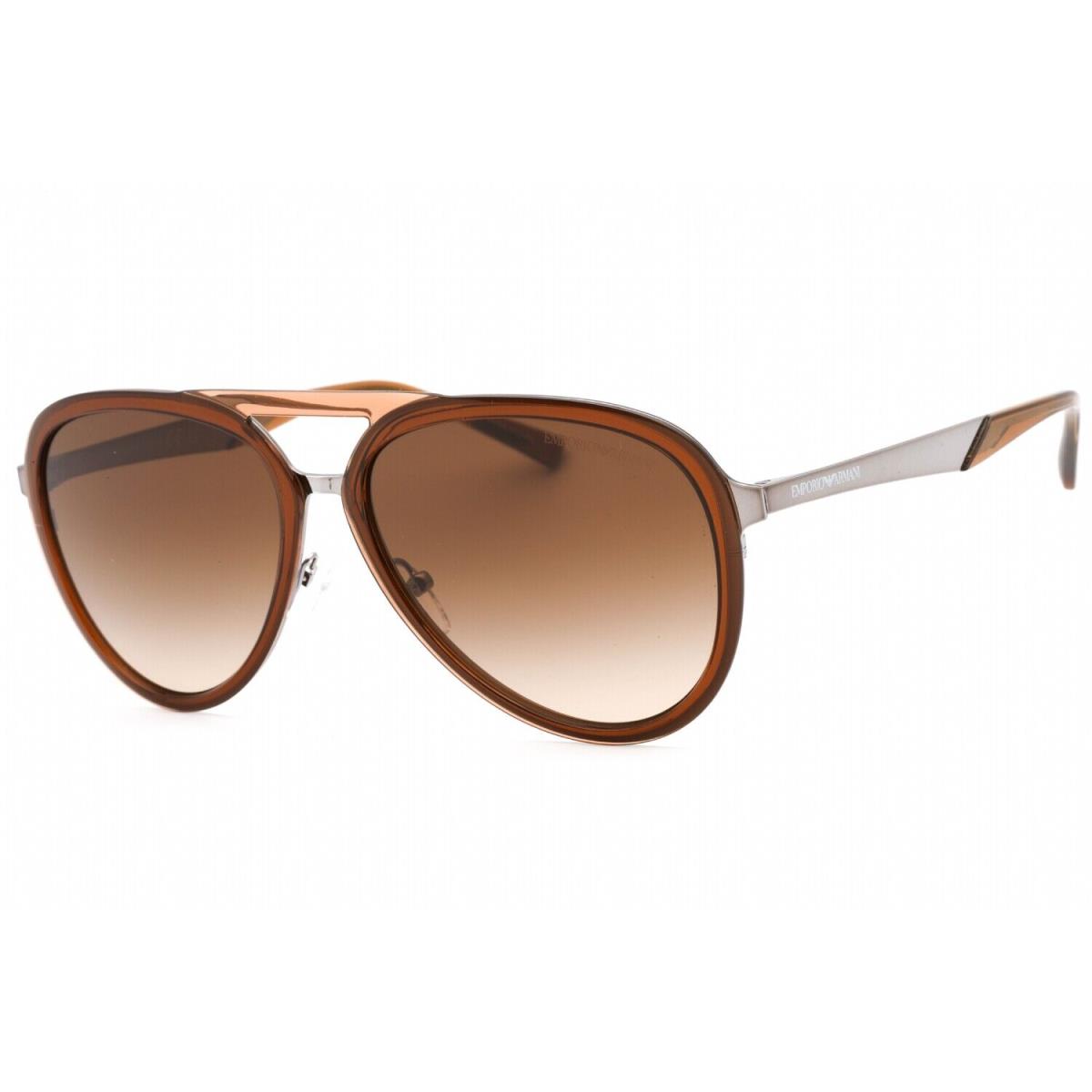 Emporio Armani EA2145 336013 Sunglasses Transparent Brown Frame Gradient Brown