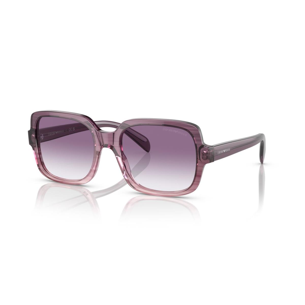 Emporio Armani 0EA4195 59668H Square Gradient Violet Sunglasses